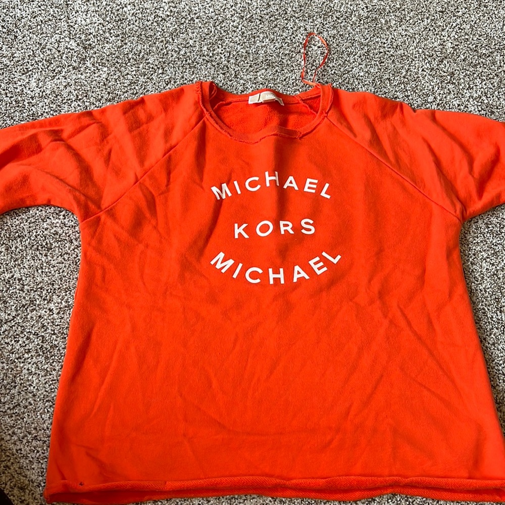 Michael kors short sleeve sweatshirt